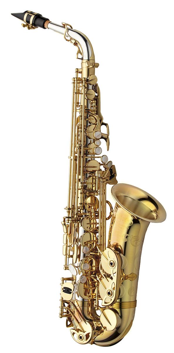 ALTO SAX - SOLID SILVER BODY & NECK - BRASS BELL & BOW