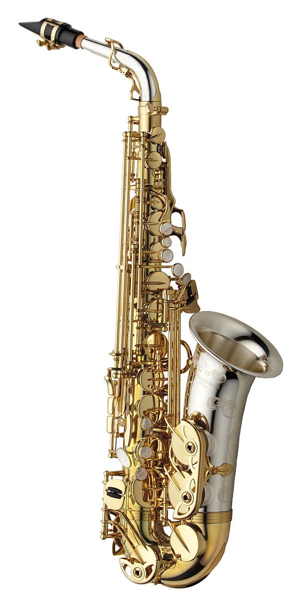 ALTO SAX - SOLID SILVER NECK & BELL - BRASS BODY & BOW