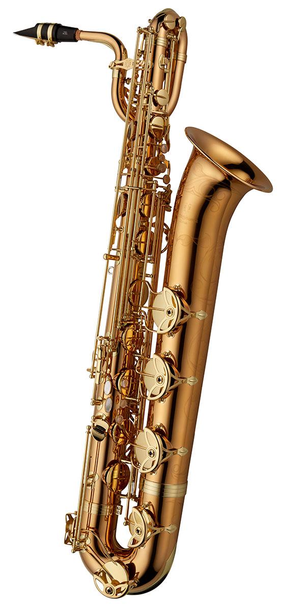 BARITON SAX BRONS GELAKT